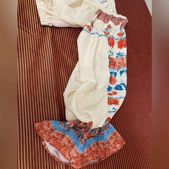 - URSIME Bohemian Floral Women's Top - Picture 3 of 7